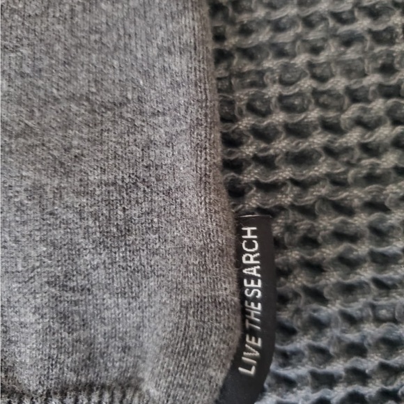 Rip Curl Men's Crewneck Sweater - Teal, Black, Gray - Picture 5 of 6